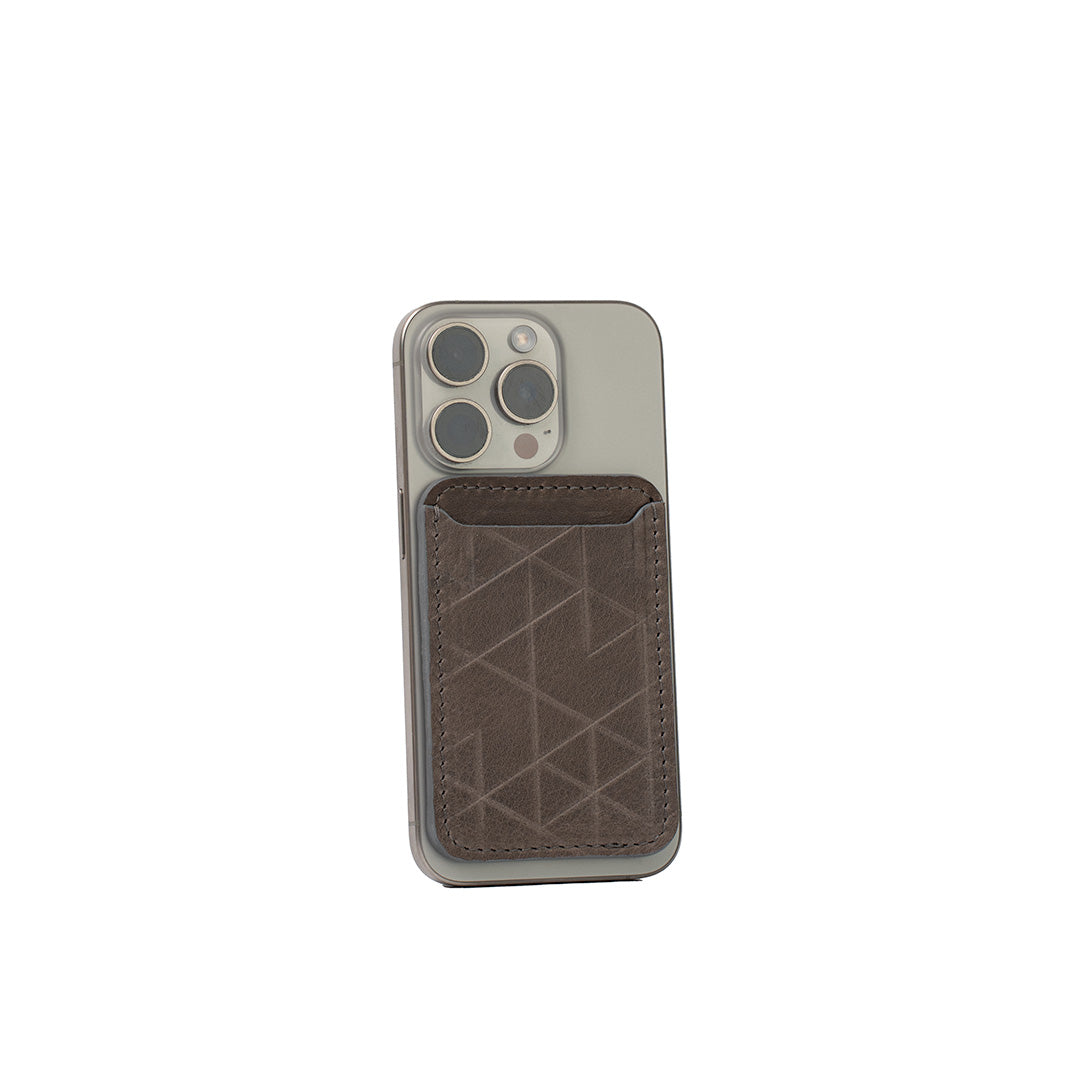 Leather Wallet compatible with MagSafe - Classic (Vectors)